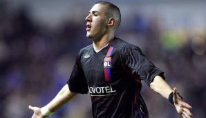 PLATZ 2: Karim Benzema (Olympique Lyon) – 12 Tore.