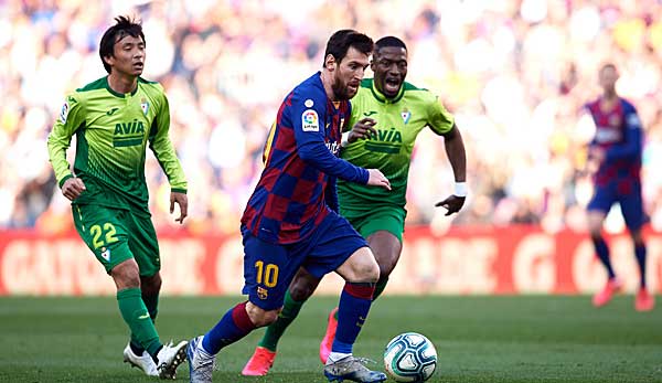 Lionel Messi machte am Samstag gegen Eibar einfach mal vier Tore.
