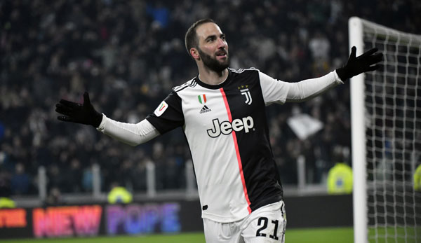 Im bislang letzten Aufeinandertreffen von Juventus Turin und Olympique Lyon erzielte Gonzalo Higuain die zwischenzeitliche 1:0-Führung für Turin.