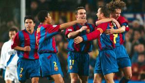 FC Barcelona in der Saison 2002/03 (Torverhältnis 13:4) – Viertelfinale.