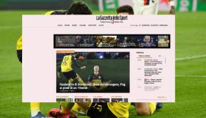 La Gazetta dello Sport (Italien): "Haaland ist der König von Dortmund: Norwegische Show, PSG am Fuße eines 19-Jährigen."
