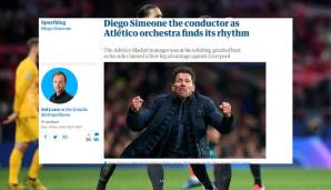 The Guardian (England): "Diego Simeone, der Dirigent des Atlético-Orchesters, findet seinen Rhythmus."