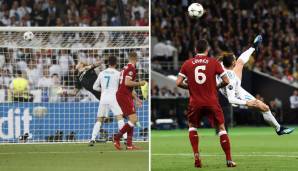 Endstation im Halbfinale (38 Prozent der Stimmen im Duell mit CR7): GARETH BALE für Real Madrid im Finale gegen den FC Liverpool (2018).