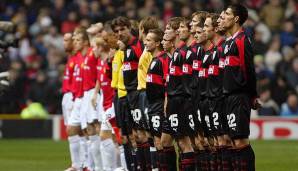 Der VfB Stuttgart traf am 1. Oktober 2003 in der Champions-League-Gruppenphase auf Manchester United. Es war das CL-Debüt von Cristiano Ronaldo, mittlerweile ist er der Rekordspieler in der Königsklasse. Wir blicken auf die Aufstellungen von damals.