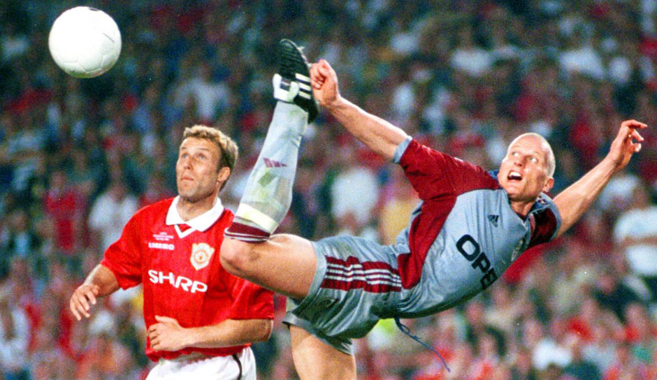 Herzlichen Glückwunsch zum Geburtstag, Carsten Jancker! Der frühere Bayern-Stürmer wird am 28. August 48 Jahre alt. 1999 stand Jancker im Champions-League-Finale gegen Manchester United - und hätte sich beinahe unsterblich gemacht.