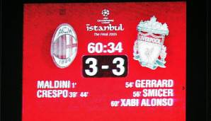 Zur Erinnerung: Milan führte 3:0 gegen Liverpool, kassierte innerhalb von nur sechs Minuten drei Tore und unterlag im Elfmeterschießen. Wir blicken auf die damaligen Aufstellungen vom CL-Finale 2005 zurück.