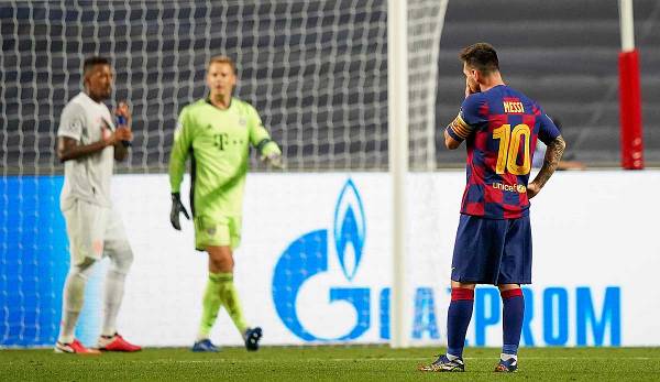 Kein MItleid für den Superstar: Die Profis des FC Bayern München nahmen Lionel Messi und den FC Barcelona nach allen Regeln der Kunst auseinander.