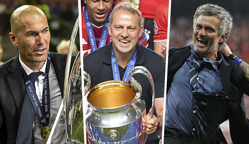 Seit der Saison 1992/93 trägt der Europapokal der Landesmeister den Namen Champions League. Wir zeigen Euch alle Trainer, die den Henkelpott seither gewannen.