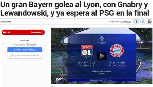 SPANIEN - Marca: "Bayern ist eine offensive Dampfwalze. Trotzdem waren die Bayern hinten gelegentlich anfällig. Ein Wahnsinnsfinale: Die deutsche Dampfwalze gegen das PSG von Neymar und Mbappe."