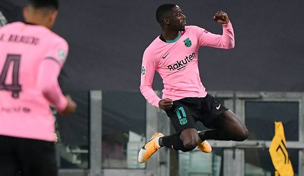 Ousmane Dembele erzielte das 1:0 für Barca.