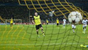 Lewandowski im Haaland-Vergleich: 12. CL-Tor im 21. Spiel am 01.10.2013 für Borussia Dortmund gegen Olympique Marseille (3:0). Alter: 25 Jahre, 1 Monat.