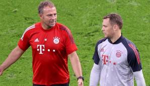 Hansi Flick und Manuel Neuer sind heute bei der Pressekonferenz der Bayern mit von der Partie.