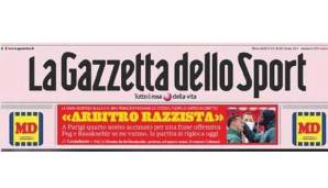 ITALIEN - GAZZETTA DELLO SPORT: "Die rassistische Äußerung gegenüber Pierre Webo ist ein präzedenzloser Fall bei einem Match der UEFA [...]. Der Rückzug beider Mannschaften ist ein vorbildliches und historisches Verhalten [...]."