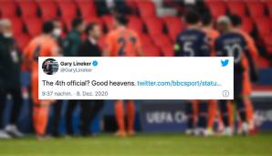 Gary Lineker (TV-Experte und englische Fußball-Ikone): "Der 4. Offizielle? Du lieber Himmel."