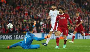Platz 3: MOHAMED SALAH in seinem 11. Einsatz für den FC Liverpool am 24.04.2018.