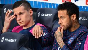 Julian Draxler und Neymar bei PSG: Bixente Lizarazu hat die beiden PSG-Stars kritisiert.