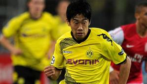PLATZ 17: SHINJI KAGAWA - 22 Jahre, 8 Monate, 6 Tage beim Tor gegen Arsenal am 23. November 2011