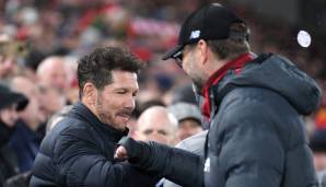 Liverpool-Trainer Jürgen Klopp hat auf den fehlenden Handschlag von Atletico Madrids Coach Diego Simeone reagiert.