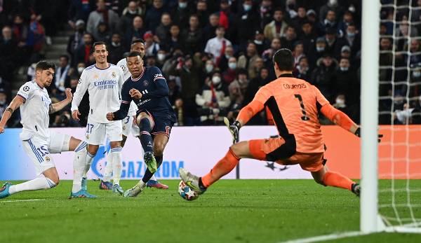 Schlägt er heute wieder zu? Kylian Mbappé hat im Hinspiel zwischen Real Madrid und Paris Saint-Germain das einzige Tor geschossen.
