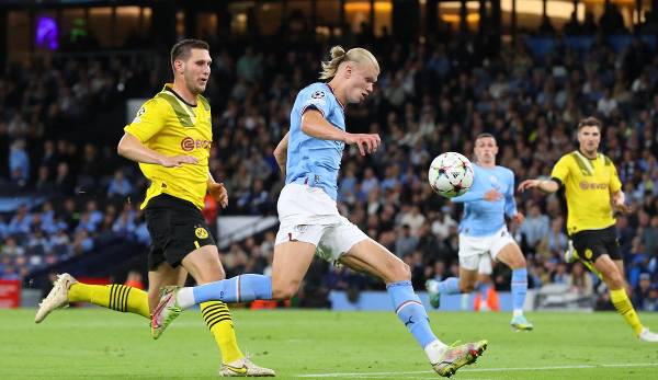 BVB narrowly lost the first leg 2-1 to Manchester City.