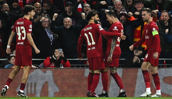 Mohamed Salah erzielt für Liverpool das 2:0.