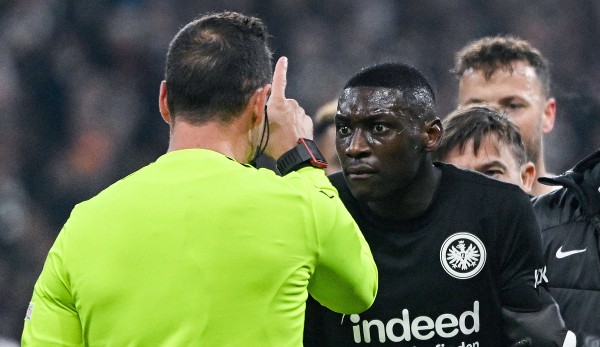 After the smooth red card in the first leg against Naples, Frankfurt will have to do without their top scorer Kolo Muani.