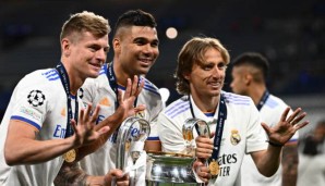 2022 feierte Toni Kroos (links) seinen fünften Sieg in der Champions League.