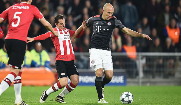 Arjen Robben kehrte mit dem FC Bayern an seine alte Wirkungsstätte zurück