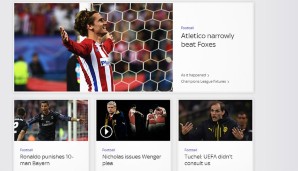 Wenig Drama bei "Sky Sports": Atletico schlägt Leicester knapp, Ronaldo bestraft dezimierte Münchner. Stimmt