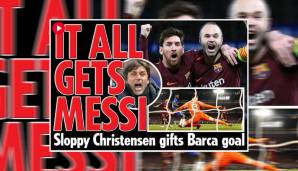 Ein kreatives Wortspiel hat die Daily Star am Start: "It all gets Messi". Braucht keine Erklärung.
