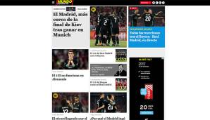 Auch die Mundo Deportivo sieht Real bereits mit einem Bein im Endspiel, auch wenn Ronaldo in München "nicht funktioniert" hat.