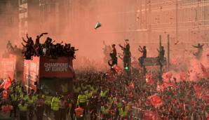 FC Liverpool, Champions League, Parade