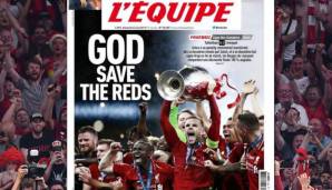 Wenn ein französisches Medium freiwillig eine englische Headline verwendet, muss was Großes passiert sein. "God save the Reds" ist Heiligsprechung und Ritterschlag in einem.