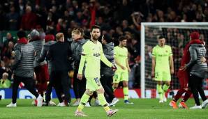 Am 7. Mai 2019 drehte der FC Liverpool auf dem Weg zum Champions-League-Erfolg ein 0:3 aus dem Hinspiel gegen den großen FC Barcelona. Dabei wurde Lionel Messi von seinen Teamkollegen im Stich gelassen. SPOX zeigt die damaligen Noten.