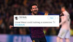 "Messi könnte sogar eine Vogelscheuche tunneln", schreibt dieser User. Sehr gewieft.