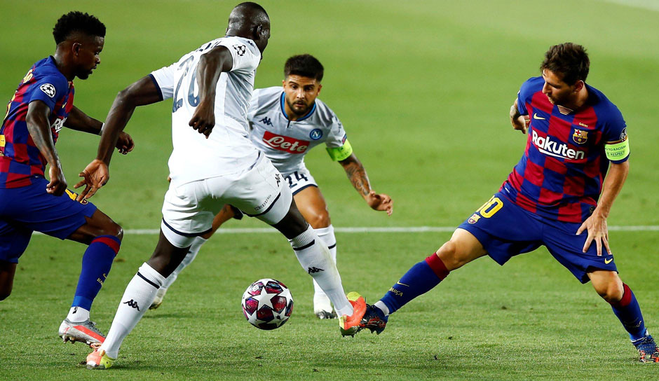Der FC Barcelona schlägt die SSC Neapel mit 3:1 und steht im Viertelfinale der Königsklasse gegen den FC Bayern. Aufseiten der Katalanen überragte allen voran Lionel Messi. Die Einzelkritiken und Noten.