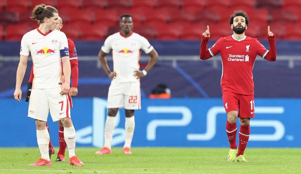 Mohamed Salah bejubelt seinen Treffer zum zwischenzeitlichen 1:0.