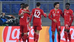 Der FC Bayern München steht mit einem Bein im Viertelfinale der Champions League! Der Titelverteidiger gewann im Achtelfinal-Hinspiel bei Lazio Rom mit 4:1. Die Noten und Einzelkritiken der FCB-Spieler.