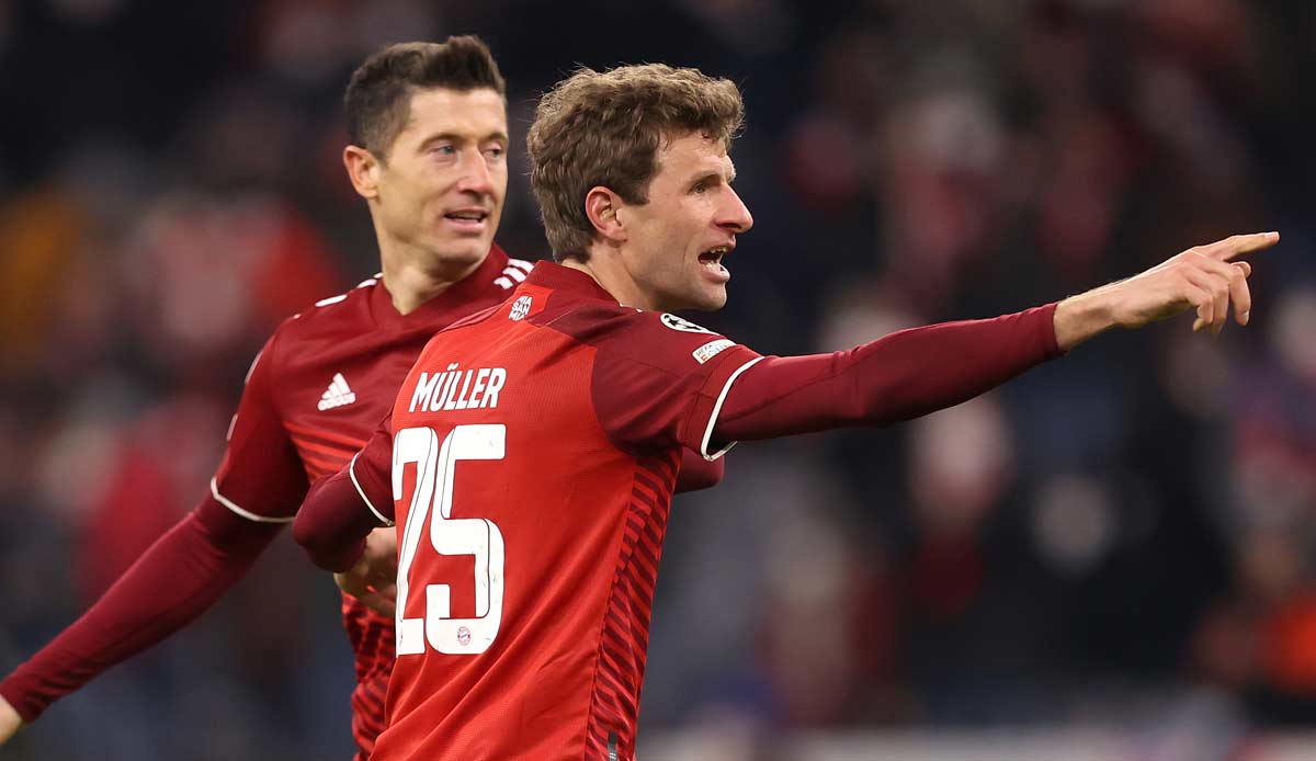 Ein Hattrick von Robert Lewandowski ebnet dem FC Bayern München beim 7:1 gegen Salzburg den Weg ins Viertelfinale. Dabei müllert es auch wieder zweimal richtig. Bei Salzburg geht Hoffnungsträger Karim Adeyemi mit unter. Die Noten.