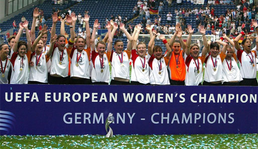 Deutschland ist bei der 10. Frauenfußball-Europameisterschaft 2009 in Finnland Titelverteidiger