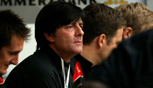 Bundestrainer Joachim Löw blickt sorgenvoll in die Zukunft des deutschen Fußballs