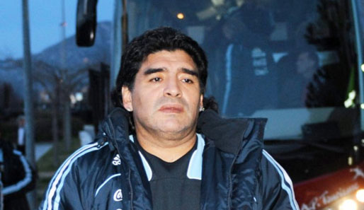 Diego Maradona ist nach nur 100 Tagen als argentinischer Nationaltrainer unzufrieden
