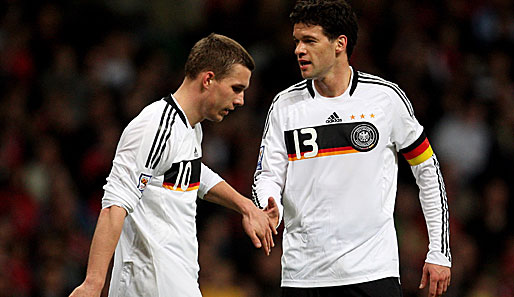 Lukas Podolski und Michael Ballack haben ihren Streit zu den Akten gelegt