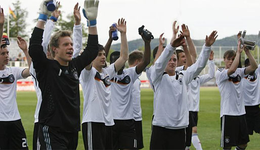 Finale! Deutschlands U 17 bejubelt den Einzug ins EM-Endspiel