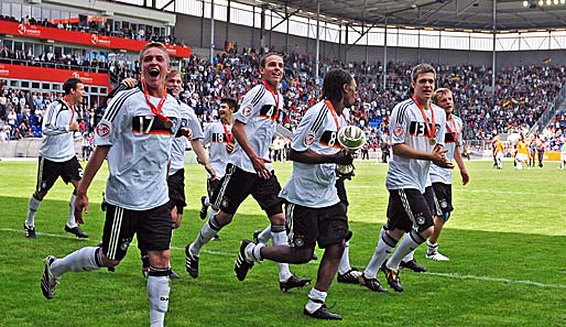 Die deutsche U 17 holte im Finale gegen die Niederlande zum ersten mal den EM-Titel