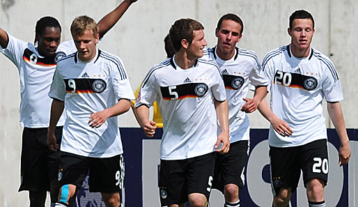 Die deutsche U-17-Auswahl ließ England beim 4:0 keine Chance