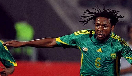Macbeth Sibaya spielt seit 2003 für Rubin Kazan. Für Südafrika absolvierte er bisher elf Länderspiele