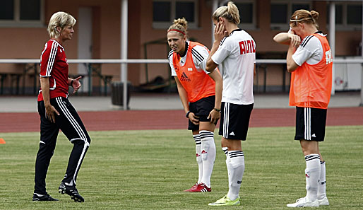Bundestrainerin Silvia Neid absolvierte mit dem Team eine knallharte Vorbereitung vor der EM