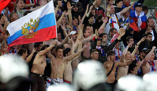 Russlands Fans konnten in vier Quali-Heimspielen bislang vier Siege bejubeln