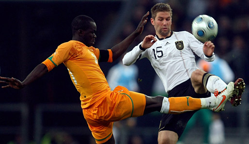 Thomas Hitzlsperger spielte im letzten Testl 2009 gegen die Elfenbeinküste durch